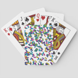 Baralho Padrão de borrifadas espalhadas