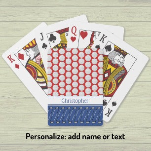 Baralho Padrão de campo de golfe adiciona nome cartas de j