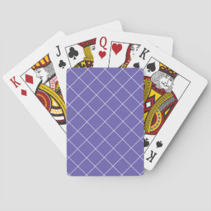 Baralho Padrão de diamante roxo