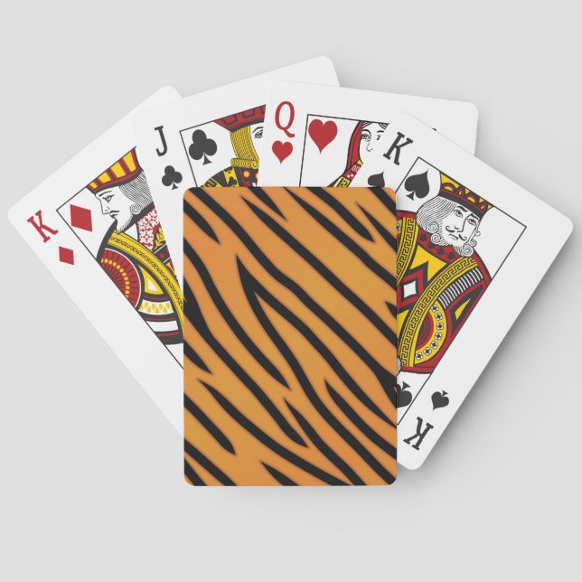 Baralho Padrão de distribuição do tigre (Verso)