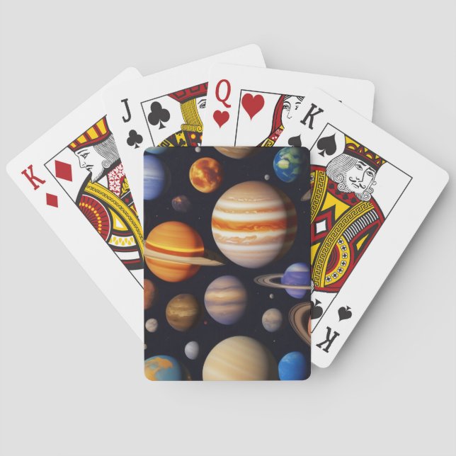 Baralho Padrão de Planetas (Verso)