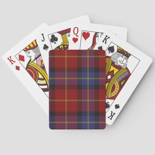 Baralho Padrão de Tartan (Verso)