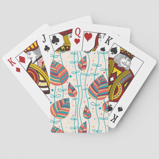 Baralho Padrão floral 5 (Verso)