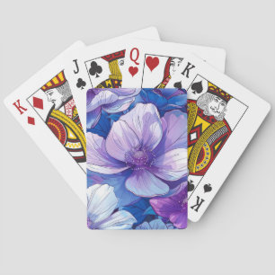 Baralho Padrão Floral Invisível