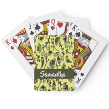 Padrão floral marrom