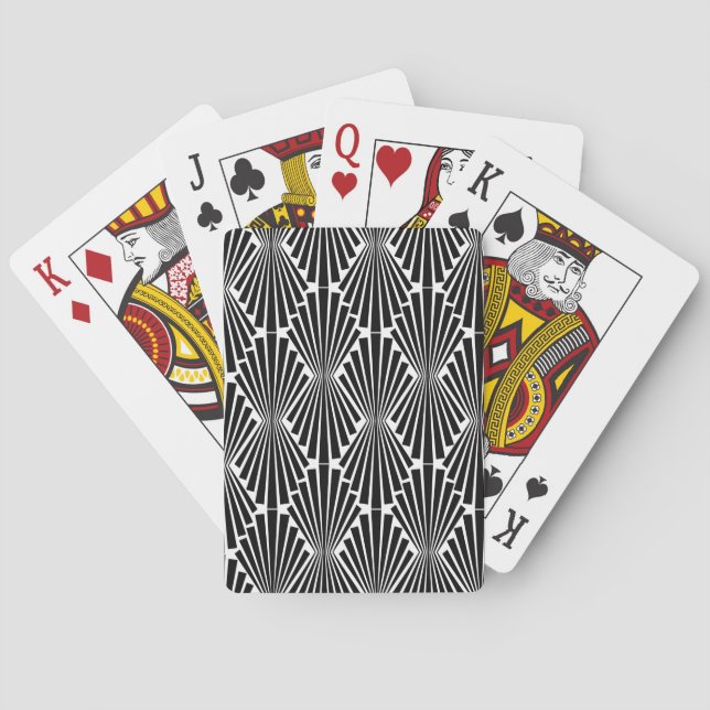 Baralho Padrão Personalizado do Art Deco (Verso)