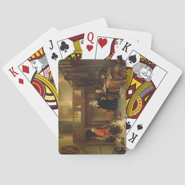 Baralho Pagando o Tithe (óleo no painel) (Verso)