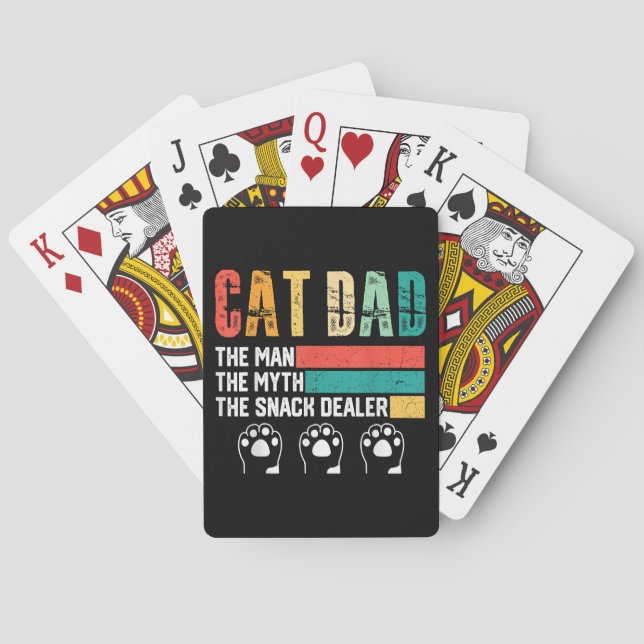 Baralho Pai de Gato do Dia Pai (Verso)