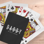 Baralho Pai desde 20XX moderno Elegante simples<br><div class="desc">Esta design simples e moderna é composta por tipografia sã-serif.</div>