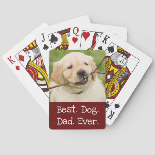 Baralho Pai Personalizado De Melhor Cão De Fotografia De