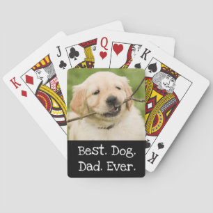 Baralho Pai Personalizado de Melhor Cão de Fotografia Nun