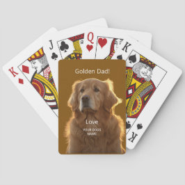Baralho Pai Retriever Dourado Personalizado