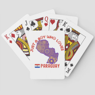 Baralho País da América do Sul do Paraguai