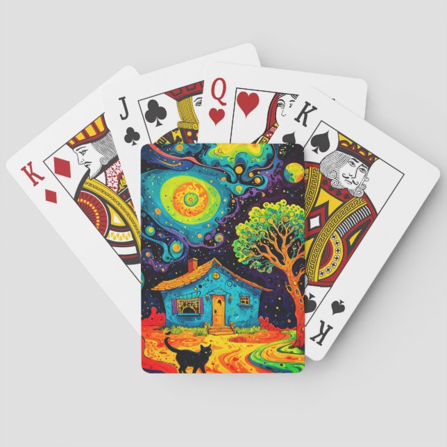 Baralho "Paisagem Cósmica: Noite Mística" (Verso)