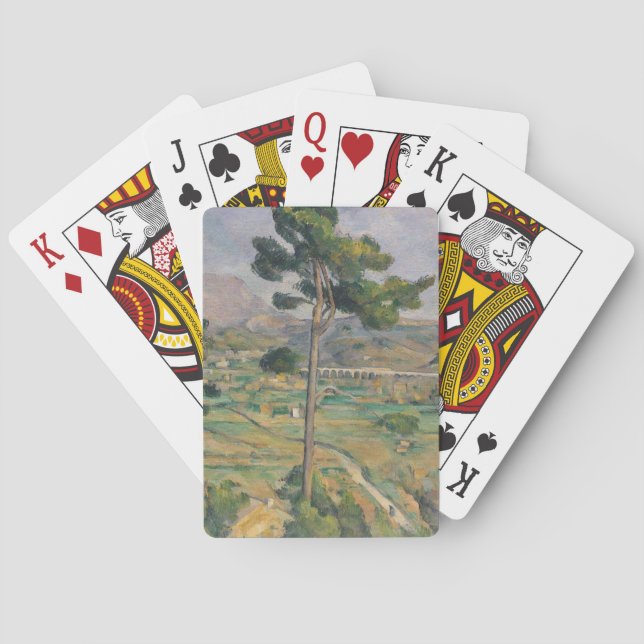 Baralho Paisagem de Paul Cezanne | com viaduto (Verso)