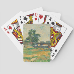 Baralho Paisagem de Paul Cezanne   perto de Paris, C. 1876