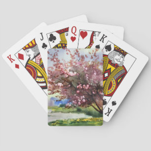 Baralho Paisagem de Pintura de Aquarela