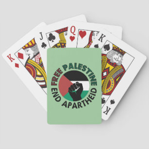 Baralho Palestina Livre Termina Bandeira Apartheid Palesti