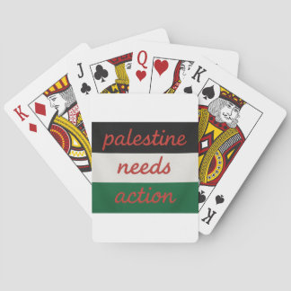 Baralho Palestine needs Action Playing Cards