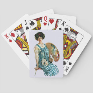 Baralho Paleta Dama Painter, Artista Vitoriana Vintage