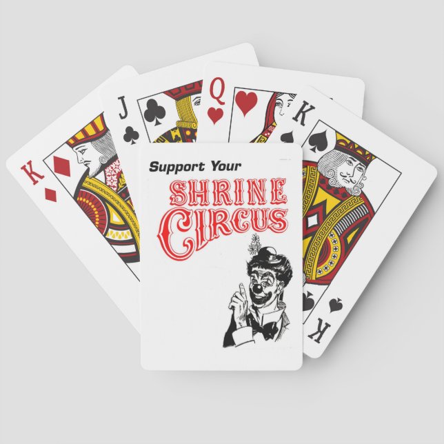 Baralho Palhaço de circo do santuário (Verso)