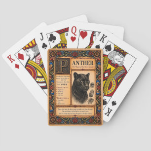 Baralho Pantera, Arte do Bestiário Medieval