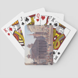 Baralho Pantheon e Piazza della Rotonda em Roma, Itália