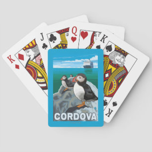 Baralho Papagaio-do-mar & navio de cruzeiros - Cordova,