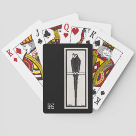 Baralho Papagaio Vintage Personalizado Preto e Branco