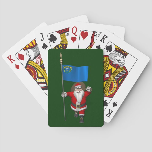 Baralho Papai Noel Com Alferes De Nevada (Verso)