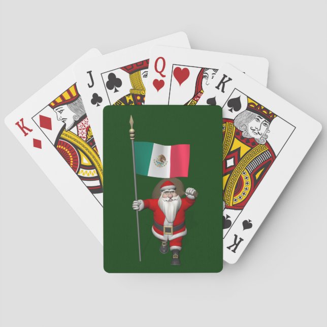 Baralho Papai Noel Com Alferes Do México (Verso)