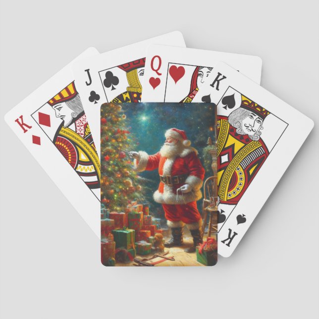 Baralho Papai Noel de Natal 1 (Verso)
