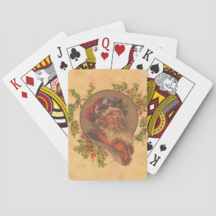Baralho Papai Noel Leyendecker Antigo Vitoriano