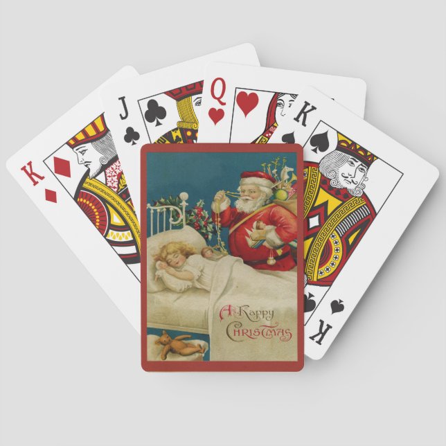 Baralho Papai Noel Vintage (Verso)
