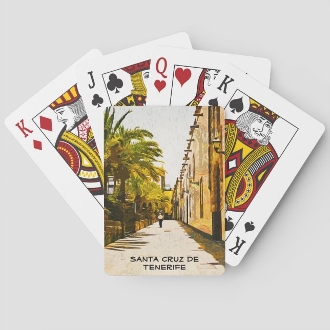 Baralho Papais noeis Cruz de Tenerife (Verso)