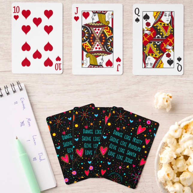 Baralho Papais noeis Pretos Festivos Congelados Rudolph Je (Criador carregado)