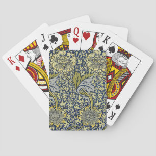 Baralho Papel de Parede Floral William Morris Kennet Azul 