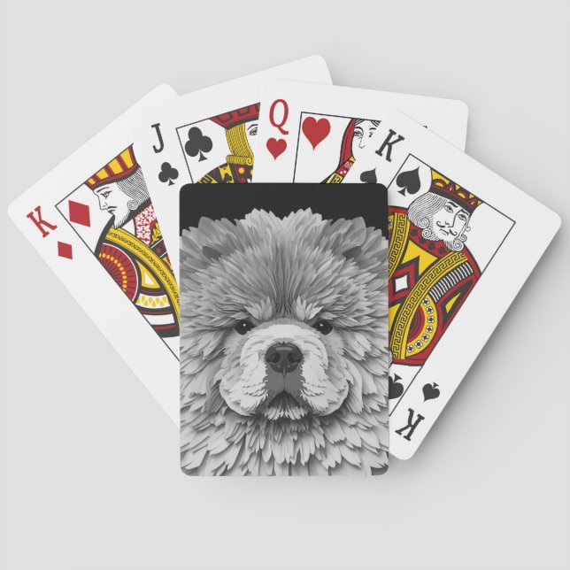 Baralho PAPIER MIRAGE Blue Chow (Verso)