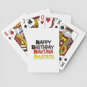 Baralho Parabéns Hakuna Matata Inspiração