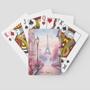 Baralho Paris Romântica França – Torre Eiffel Floral