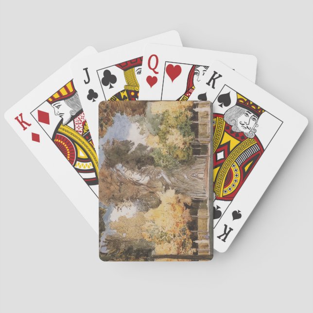 Baralho Parque de Versailles, no outono (por Konstantin So (Verso)