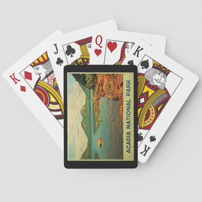Baralho Parque Nacional Acadia (Verso)