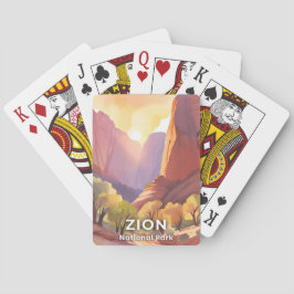 Baralho Parque Nacional de Zion | Aquarela de Viagem