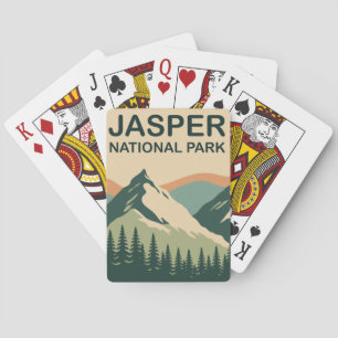 Baralho Parque Nacional Jasper Canadá Arte Cênico da Natur