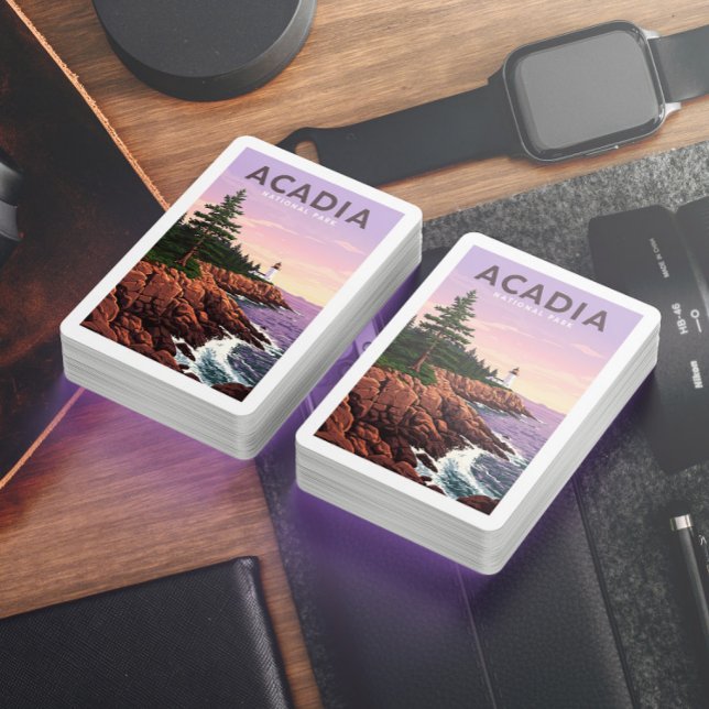 Baralho Parque Nacional Vintage Acadia (Criador carregado)