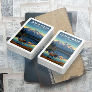 Baralho Parque Nacional Vintage Grand Teton