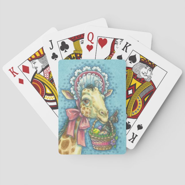 Baralho PÁSCOA GIRAFFE PLAYCARDS Poker (Verso)