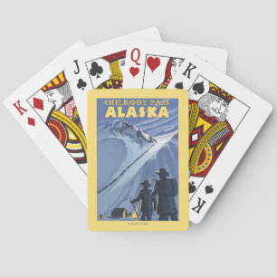 Baralho Passagem de Chilkoot, mineiros Dourados de Alaska
