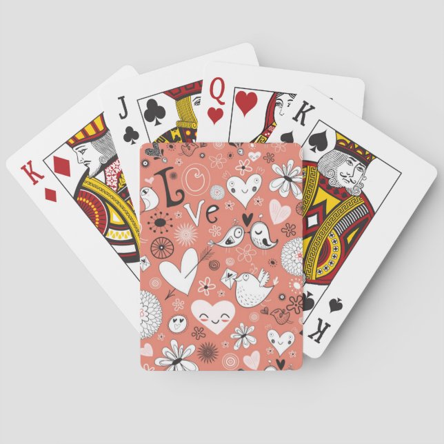 Baralho Pássaros do Amor (Verso)