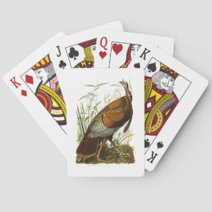 Baralho Pássaros selvagens de Turquia John James Audubon